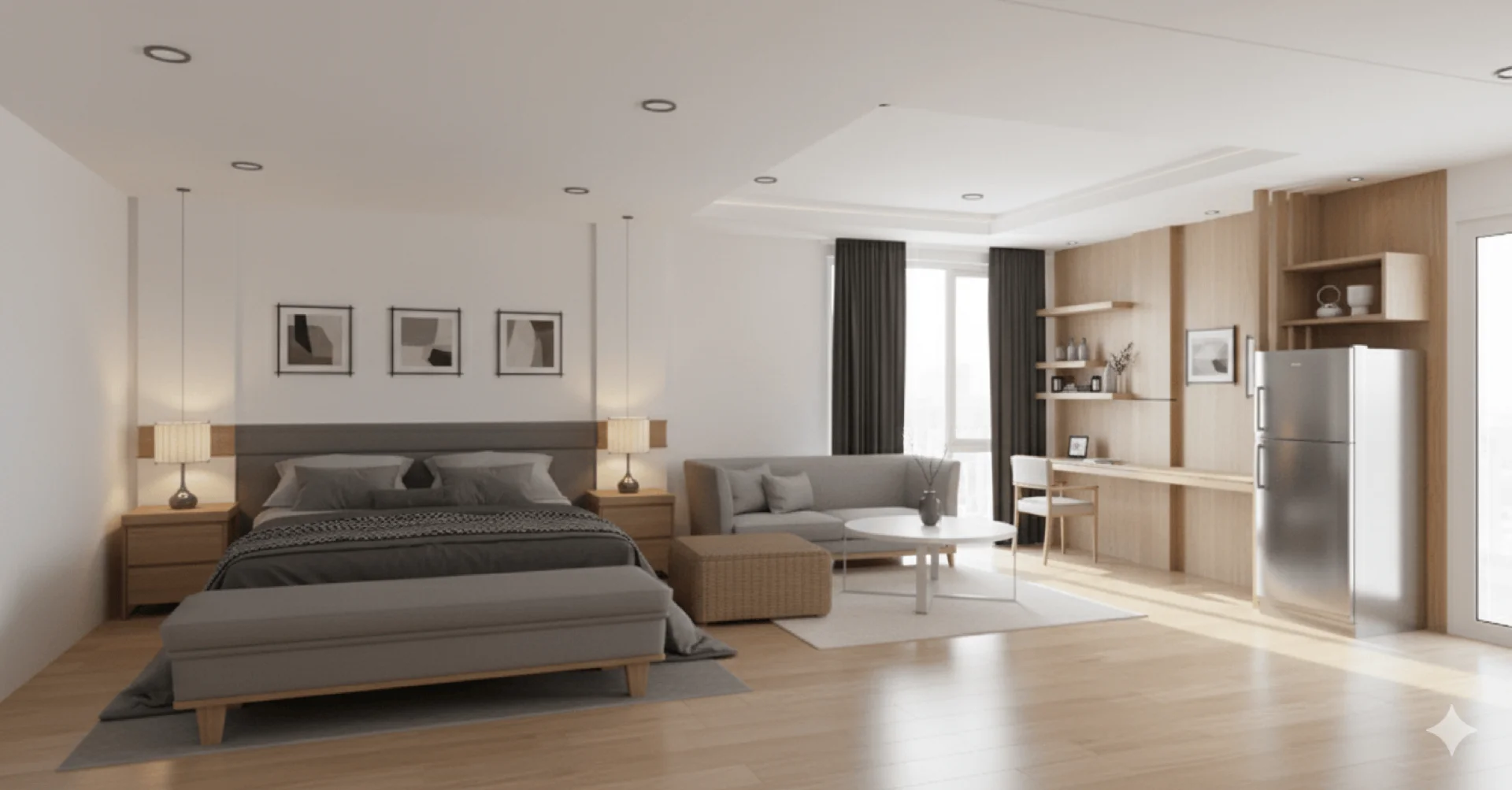 Depois - Renderização realista